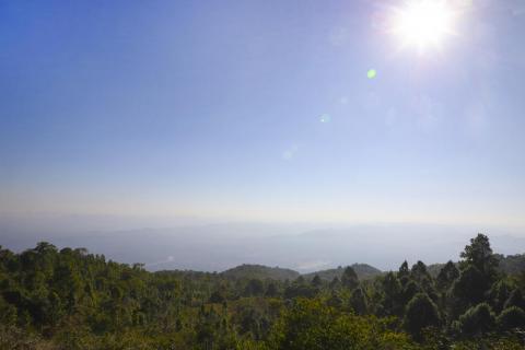 Scenic beauty of Koel View Point Netarhat, Jharkhand