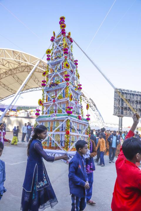 Tusu Mela Preparation at Morabadi, Jharkhand