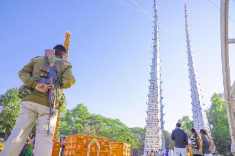 Tusu mela progress under security