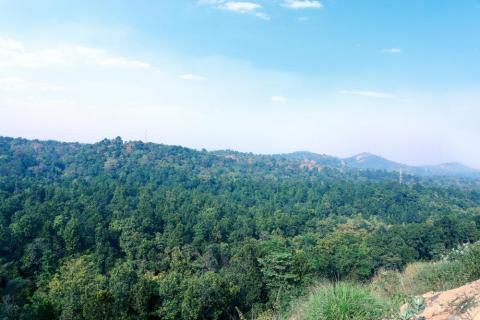 Scenic beauty at Jamshedpur highway Jharkhand, India