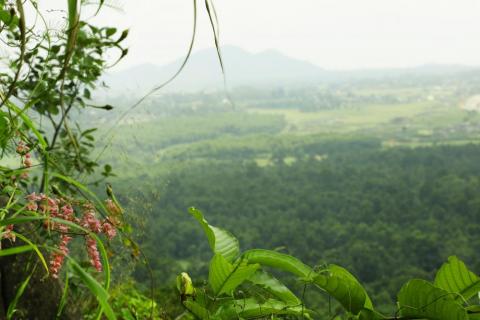 Scenic beauty from the top of Canary Hill, Hazaribagh, Jharkhand