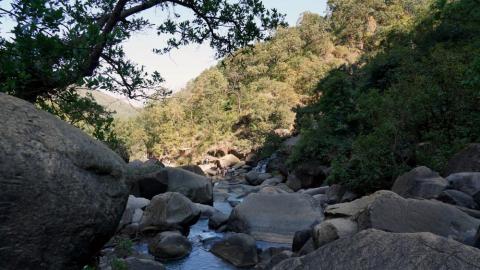 Lodh waterfalls landscape