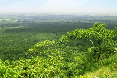 Beautiful view from canary hill hazaribagh, jharkhand, india