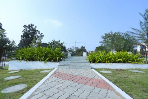 Beauty view of patratu dam with patratu lake resort