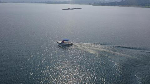 Speed Boating at Patratu Lake Jharkhand, India