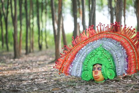 Chhau Mask of Goddess Durga