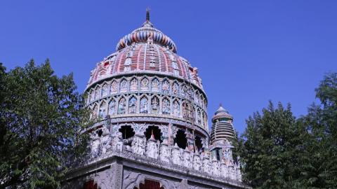 Closeup view of Deori Mandir, Ranchi, Jharkhand