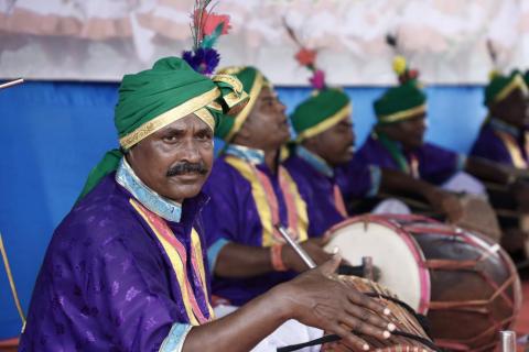 Group of tabla player