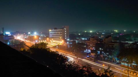 Industrial nightscape