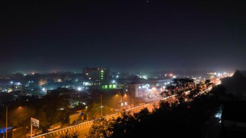 Industrial nightscape