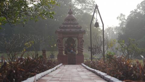 Small temple in the morning