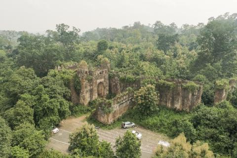 Ariel view of Palamu Fort