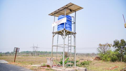 Water tank in Village