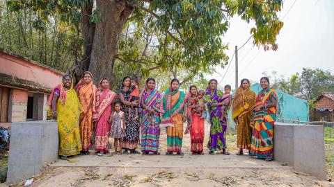 Group of Indian village woman