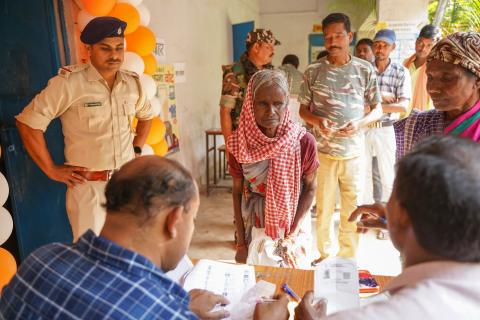 Election in Rural part of India