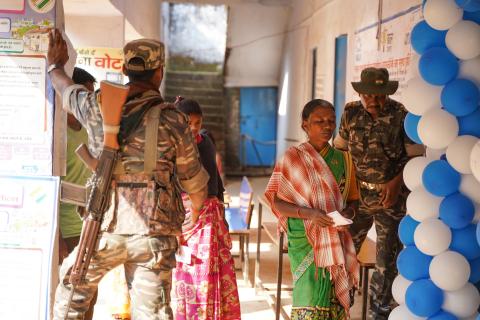 Election in Rural part of India