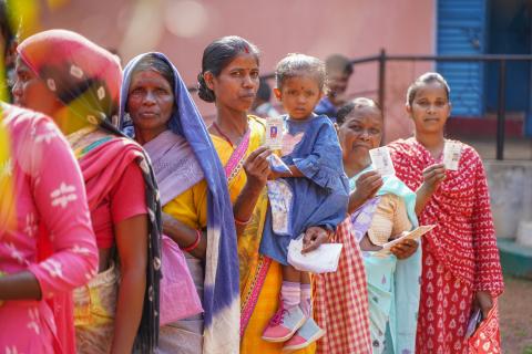 Election in Rural part of India