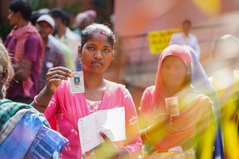 Election in Rural part of India