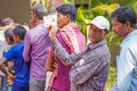 Election in Rural part of India