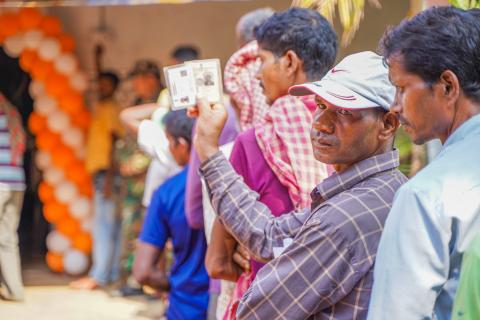 Election in Rural part of India