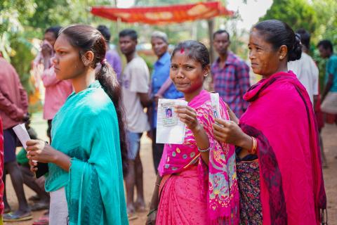 Election in Rural part of India