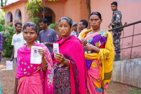 Election in Rural part of India