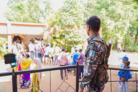 Election in Rural part of India