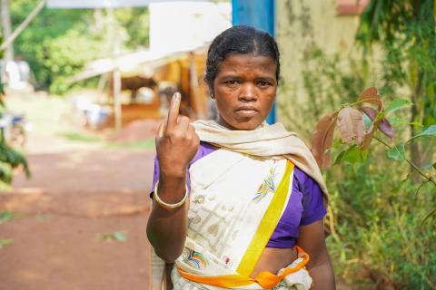 Election in Rural part of India