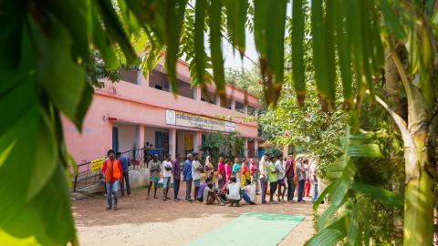 Election in Rural part of India