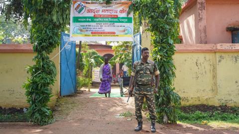 Election in Rural part of India