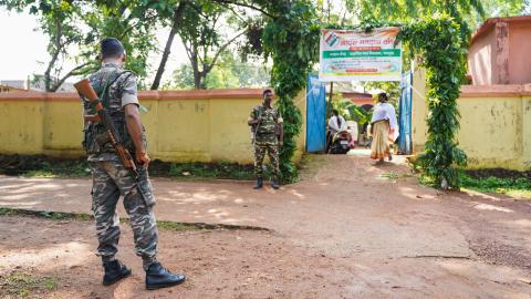 Election in Rural part of India