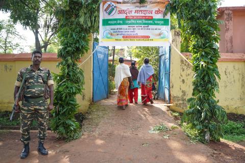 Election in Rural part of India