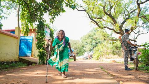 Election in Rural part of India