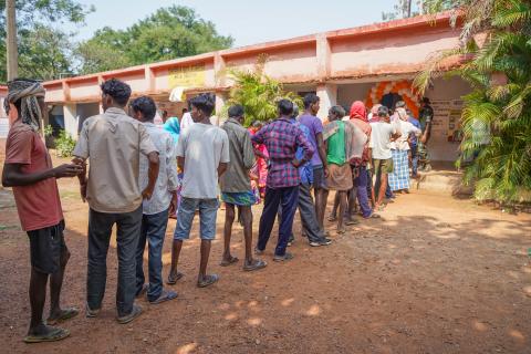 Election in Rural part of India