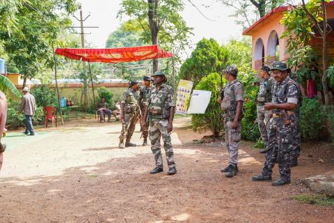 Election in Rural part of India