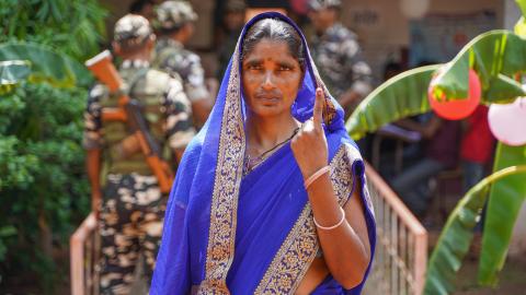 Election in Rural part of India