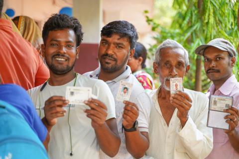 Election in Rural part of India