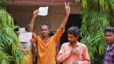 Election in Rural part of India