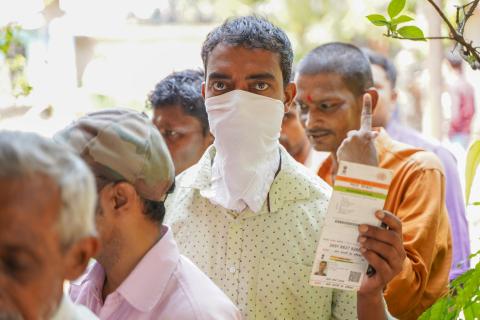 Election in Rural part of India