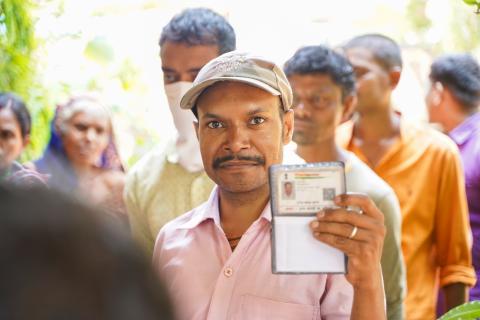 Election in Rural part of India