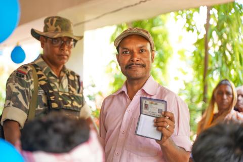 Election in Rural part of India