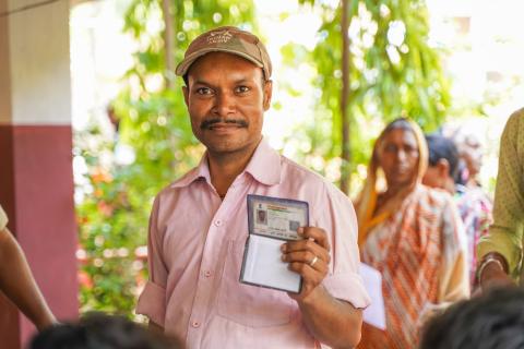 Election in Rural part of India