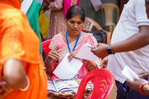 Election in Rural part of India