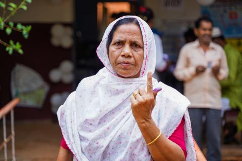 Election in Rural part of India