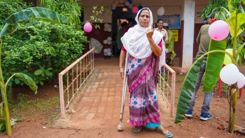 Election in Rural part of India