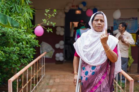 Election in Rural part of India