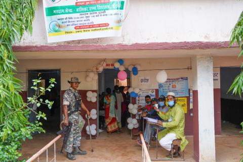 Election in Rural part of India