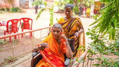 Election in Rural part of India