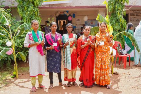 Election in Rural part of India