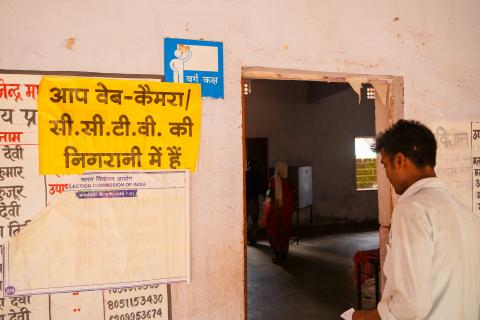 Election in Rural part of India